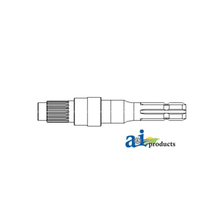 A & I Products Shaft, PTO 540 RPM 4.5" x14.3" x4.8" A-4348177